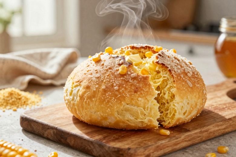 Pão de Milho Fofinho Caseiro