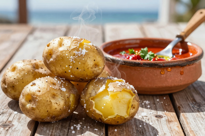 Papas Arrugadas: Batatas Enrugadas das Ilhas Canárias com Mojo 1 Papas Arrugadas: Batatas Enrugadas das Ilhas Canárias com Mojo