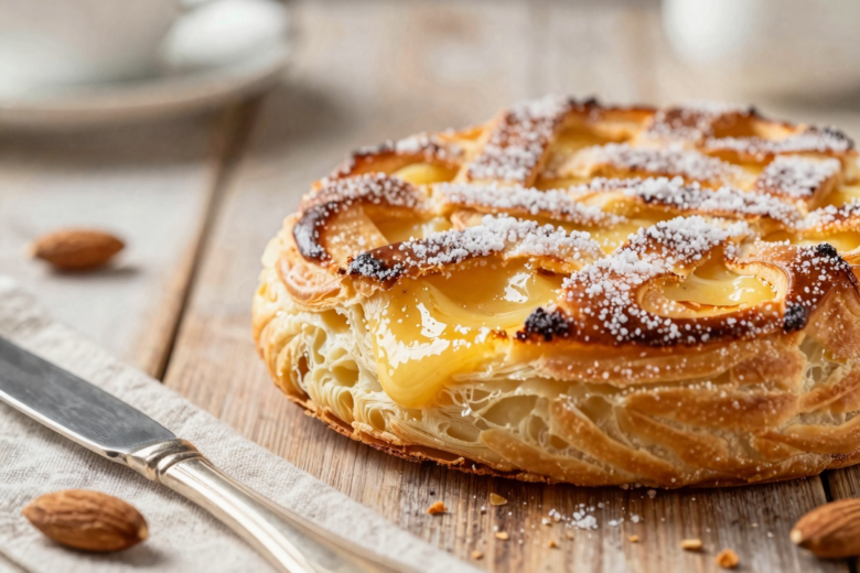 Pastel Vasco (Gâteau Basque) Tradicional com Creme de Confeiteiro