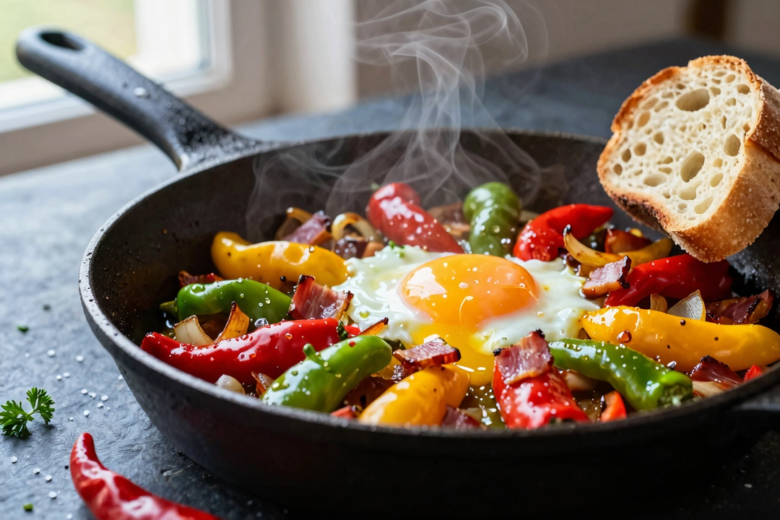 Piperrada Basca: O Sofregado Aromático de Pimentões