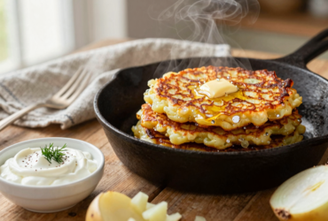 Placki Ziemniaczane: Panquecas Polonesas de Batata Crocantes