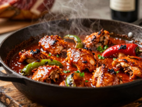 Pollo al Chilindrón: O Clássico Guisado Espanhol de Frango com Pimentões