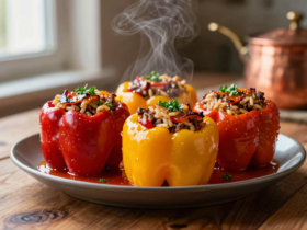 Punjene Paprike: Pimentões Recheados Clássicos dos Bálcãs