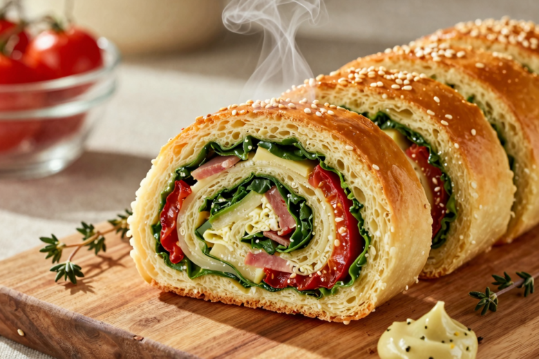 Rocambole Salgado Clássico de Massa Fofinha 1 Rocambole Salgado Clássico de Massa Fofinha