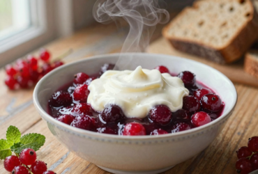 Rødgrød med Fløde: Pudim Dinamarquês de Frutas Vermelhas 3 Rødgrød med Fløde: Pudim Dinamarquês de Frutas Vermelhas