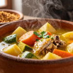 Sancocho Canario Tradicional com Mojo e Gofio