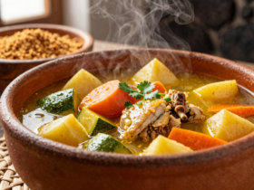 Sancocho Canario Tradicional com Mojo e Gofio