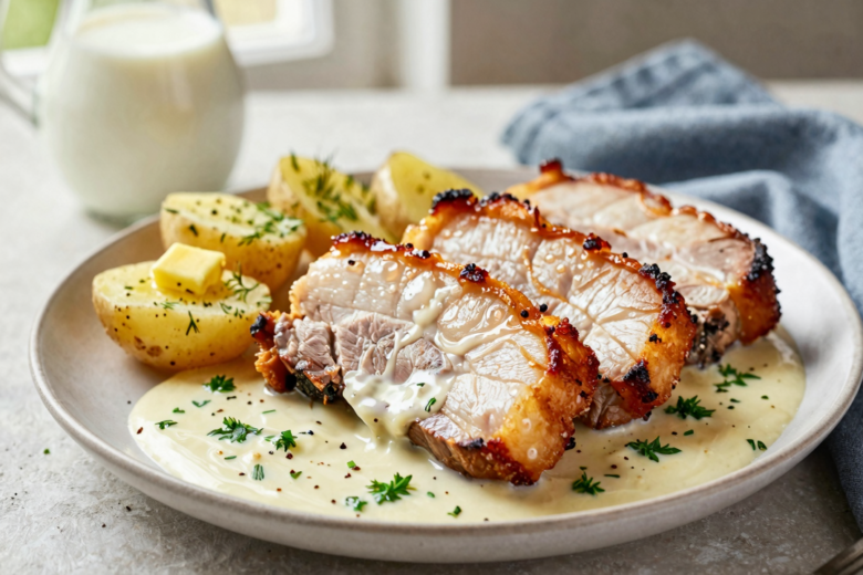Stegt Flæsk med Persillesovs: O Prato Nacional da Dinamarca