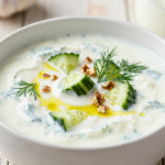 Tarator: Sopa Fria Búlgara de Iogurte e Pepino