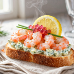 Toast Skagen: O Clássico Aperitivo Sueco de Camarão