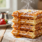 Waffles Belgas Clássicos: Leves, Crocantes e Aerados