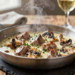 Zürcher Geschnetzeltes: Vitela Cremosa à Moda de Zurique