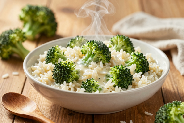 Arroz de Brócolis Cremoso e Aromático