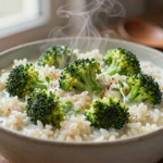 Arroz de Brócolis Cremoso e Nutritivo