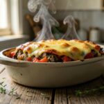 Beringela Recheada Gratinada ao Forno