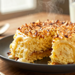 Bolo de Aipim Cremoso com Coco