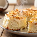 Bolo de Aipim Cremoso com Coco