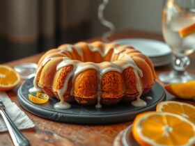 Bolo de Laranja Fofinho com Calda Cítrica