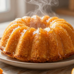 Bolo de Laranja Fofinho e Úmido com Calda Cítrica