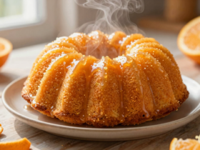 Bolo de Laranja Fofinho e Úmido com Calda Cítrica