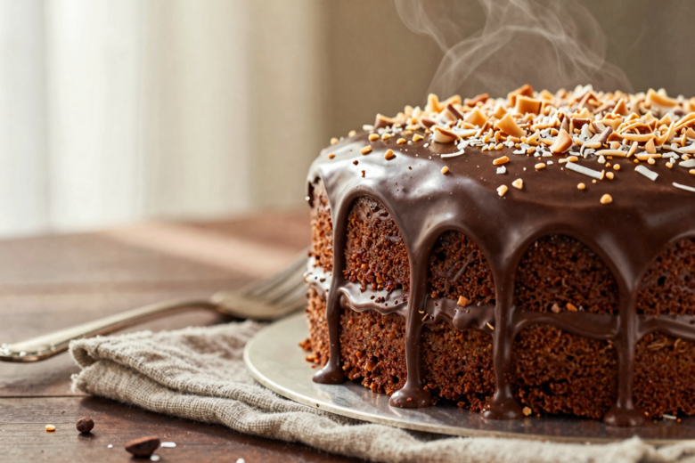 Bolo Prestígio Clássico: Chocolate e Coco em Camadas
