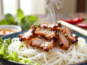 Bun Cha: O Clássico Porco Grelhado de Hanói com Molho Agridoce