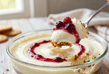 Cheesecake Viral de Travessa (A Versão Simplificada das Redes) 6 Cheesecake Viral de Travessa (A Versão Simplificada das Redes)