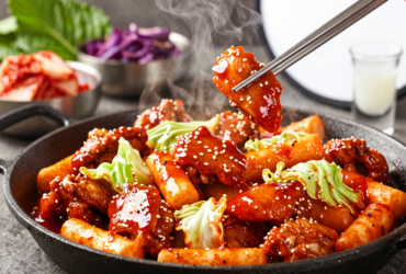 Dak Galbi: Frango Coreano Salteado Picante Tradicional