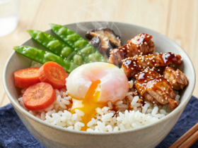 Donburi Clássico: Tigela Japonesa de Arroz Completa