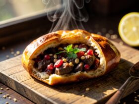 Esfiha Aberta Tradicional de Carne Moída