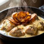 Creamy Chicken with Plantains (Frango com Banana da Terra)