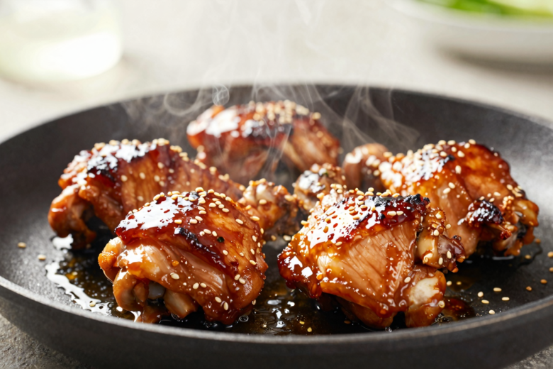 Frango Teriyaki Clássico: Suculento e Brilhante