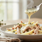 Fricassê de Frango Cremoso com Batata Palha
