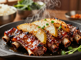 Galbi Coreano: Costelas Marinadas Grelhadas