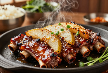 Galbi Coreano: Costelas Marinadas Grelhadas