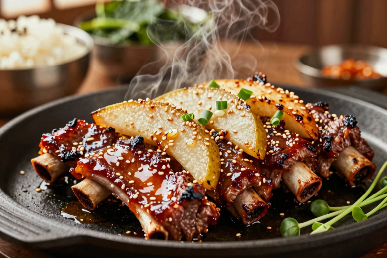 Galbi Coreano: Costelas Marinadas Grelhadas