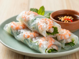 Gỏi Cuốn: Rolinhos Frescos Vietnamitas de Camarão e Porco