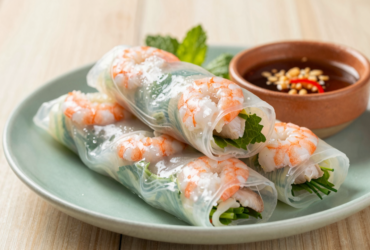 Gỏi Cuốn: Rolinhos Frescos Vietnamitas de Camarão e Porco