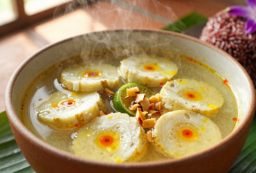 Jukut Ares: Sopa Tradicional Balinesa de Coração de Bananeira