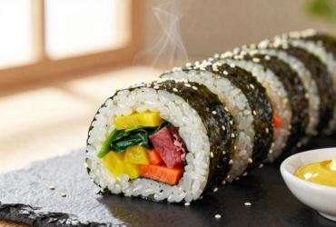 Kimbap Clássico Coreano: O Rolo Confortável e Colorido