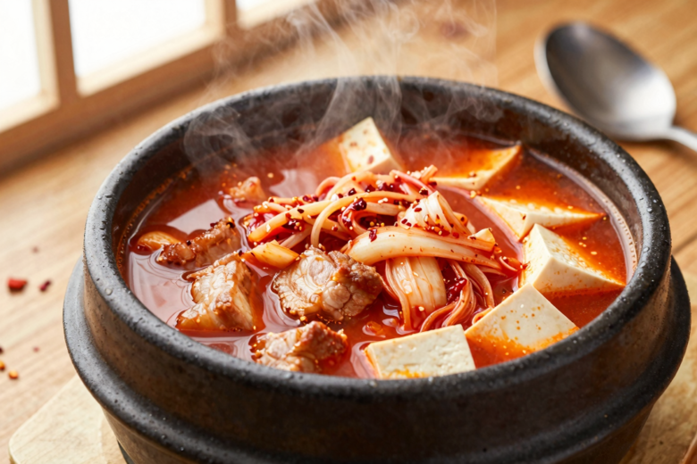 Kimchi Jjigae: O Ensopado Coreano Picante e Reconfortante
