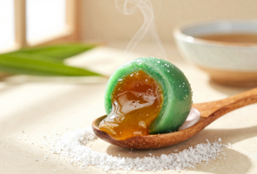 Klepon: Bolinhos Verdes Indonésios de Arroz Glutinoso com Recheio de Açúcar de Palma