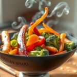 Legumes Refogados Coloridos e Nutritivos