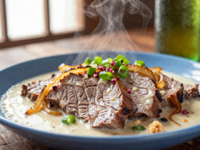 Língua de Boi de Boteco Acebolada e Cremosa