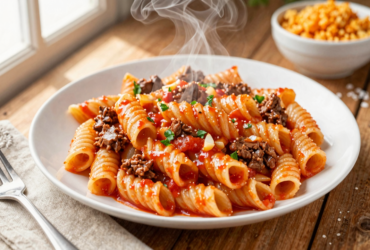 Clássico Brasileiro: Macarrão com Carne Moída Simples e Saboroso