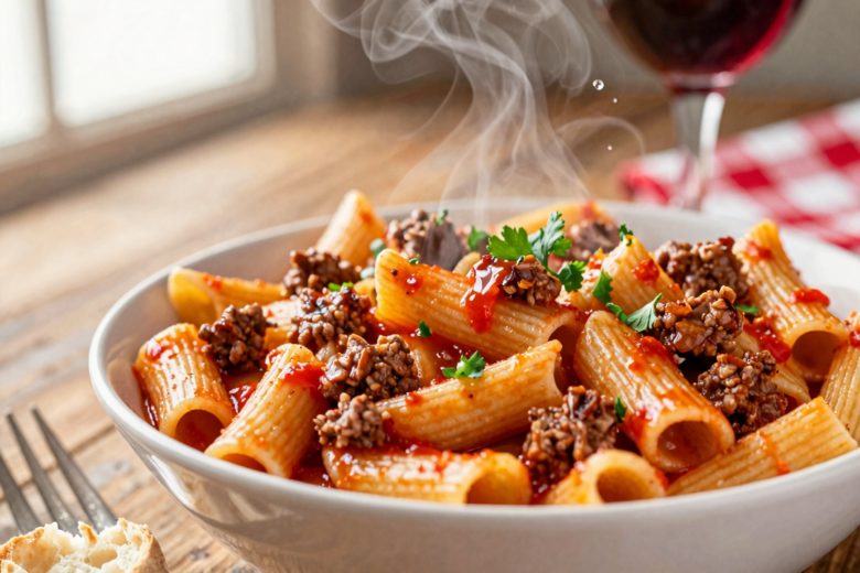 Macarrão com Carne Moída Suculento: Receita Clássica e Fácil 1 Macarrão com Carne Moída Suculento: Receita Clássica e Fácil