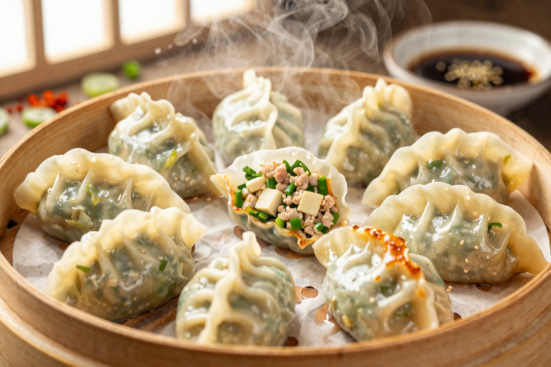 Mandu Coreano: Bolinhos Recheados Cozidos no Vapor ou Fritos
