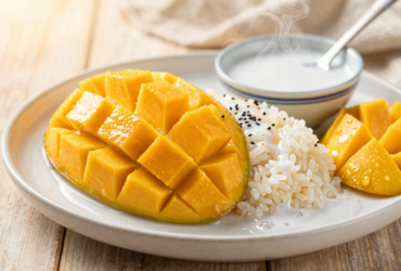Mango Sticky Rice (Arroz Doce Tailandês com Manga) 3 Mango Sticky Rice (Arroz Doce Tailandês com Manga)