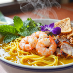 Mi Quang Autêntico: Sopa de Macarrão de Cúrcuma do Vietnã Central