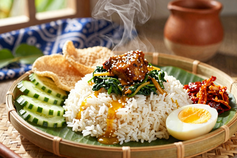 Nasi Campur Autêntico: O Arroz Misto Indonésio Versátil 1 Nasi Campur Autêntico: O Arroz Misto Indonésio Versátil